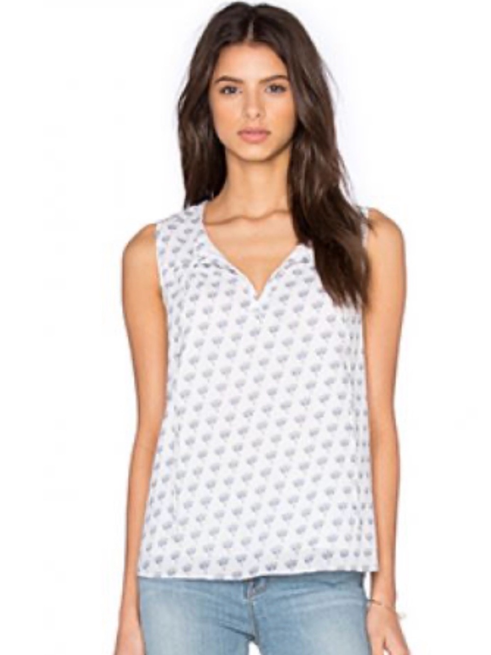 Diane Von Furstenberg Rissa tank sz 2